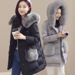 2016 High Quality Winter Long Down Jacket Women Real Fox Fur Hooded Coat Duck Down Parkas Jackets Plus Size 5XL