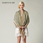 2016 Maisun New Style Shawl Brand Tartan Design Silk Scarf 180x110cm Big Size Hijab Fashion Silk Scarves For Women