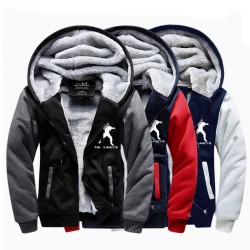 2016 Men's Winter Hoodies Tom Clancy's The Division SHD Coat Costume Zipper Sweatershirt Super Warm Thicken Fleece Outwear
