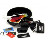 2016 Most Popular Queshark Brand TR90 Frame Polarized Sunglasses For Cycling Full Revoed Lens Cycling Glasses Bike Sunglasses