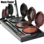 2016 Music Flower Brand Makeup Eyeliner Gel & Eyebrow Powder Palette Waterproof Lasting Smudgeproof Cosmetics Eye Brow Enhancers