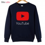 2016 NEW Youtube  hoodies Men winter  Style Cotton  hoodies in Youtube Video Boy warm clothes Hoodies & Sweatshirts