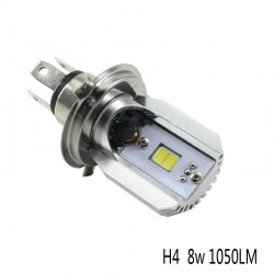 2016 New  H4 Led Hi/Lo Beam in Car Light Source 8W 1050LM 12V 6000K Motorcycle Headlight Bulbs Moped Scooter Motobike Headlamp