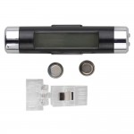 2016 New 2 in1 Car Auto LCD Clip-on Digital Backlight Automotive Thermometer Clock Calendar automotive digital car clock HOT