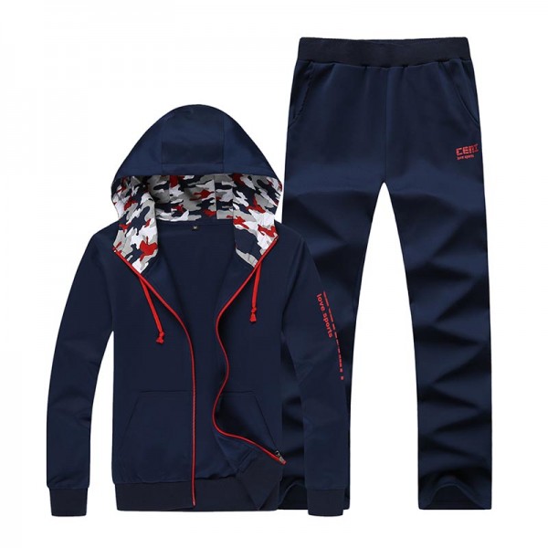 2016 New Arrival Autumn Hoodies and Pants  Sportswear Male  Zipper Tracksuits For Men