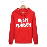 2016 New Arrival Pullover Casual Sportswear Cotton Printed Iron Maiden Rock Band Hip Hop Mens Hoodies And Sweatshirts Fashion