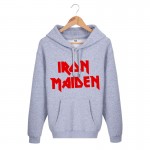 2016 New Arrival Pullover Casual Sportswear Cotton Printed Iron Maiden Rock Band Hip Hop Mens Hoodies And Sweatshirts Fashion