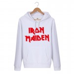 2016 New Arrival Pullover Casual Sportswear Cotton Printed Iron Maiden Rock Band Hip Hop Mens Hoodies And Sweatshirts Fashion