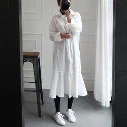 2016 New Autumn and Winter Women's Fashion Dress  Korean Version NEW ARRIVAL OVERSIZE Loose Casual Dress