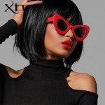 2016 New Big Frame Sunglasses Women Cat Eye Glasses Fashion Brands Woman Sun glasses Vintage Oversized Gafas Feminino UV400