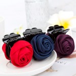 2016 New Fashion Korean Brand Hair Clip Rose Hair Claws Clips Hair Accessories For Women Girls Hair Crab Clamp Hot Free Shipping