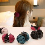 2016 New Fashion Korean Brand Hair Clip Rose Hair Claws Clips Hair Accessories For Women Girls Hair Crab Clamp Hot Free Shipping