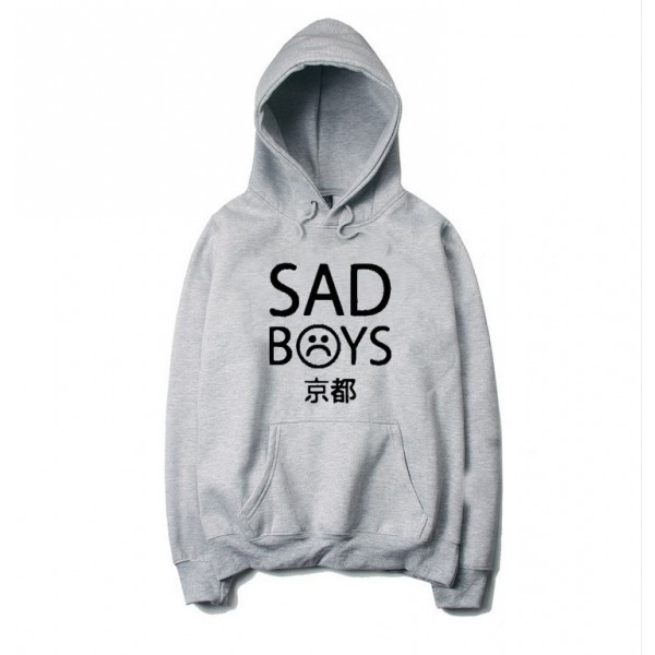 2016 New Fleece Autumn Winter Trasher Men's Hoodies Streetwear Skateboard Hip hop Hoody SADBOYS Sweatshirt Men 