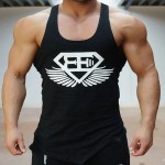 2016 New Mens Singlets Fitness tops Stringer Men bodybuilding Tank Tops Stringer Vest Tank Top Men sleeveless jersey