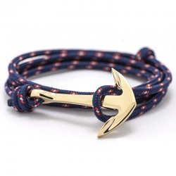 2016 New Silver Alloy Anchor Bracelet Multilayer  Leather Risers Bracelet for Women&Men Friendship Bracelets High Quality