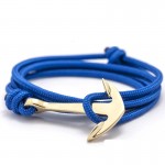 2016 New Silver Alloy Anchor Bracelet Multilayer  Leather Risers Bracelet for Women&Men Friendship Bracelets High Quality