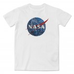 2016 New Style NASA Fashion Cool Mens T-shirt Brand Printed Cotton Men T shirt Space Casual Fitness Clothing Tops Tees