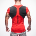 2016 New T-shirt men Tights Fitness Quick Dry Casual Stretch Top Tee Shirt Fitness Mma Plus Size Hot Sale