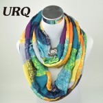 2016 New Tube Scarves Warm For Women Fashion Designer Plaid lady Ring Scarfs Infinity Scarf Tube scarf  V8A18430