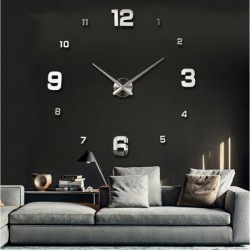 2016 New Wall Clock Clocks Watch Horloge Murale Diy 3d Acrylic Mirror Large Home Quartz Circular Needle Modern Free Shipping