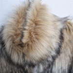 2016 New Winter Women Faux fur Vests Lady Sleeveless High Collar Waistcoat Jacket Warm Outerwear