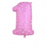 2016 Number 16/30/40 Inch Pink Aluminum Balloon New Year Happy Birthday Wedding Party Decoration
