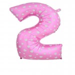 2016 Number 16/30/40 Inch Pink Aluminum Balloon New Year Happy Birthday Wedding Party Decoration