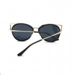 2016 Pink vintage Mirror female Women Cat Eye Sunglasses Brand Designer Cute ladies Sun glasses for women Oculos Feminino