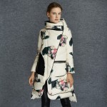 2016 Printed European Winter Women Down Parkas X-Long Coats with Hoody 90% Duck Down Outerwear Plus Size 4XL 5XL  80999