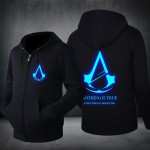 2016 Spring New Fashion Autumn Winter Assassin Creed fleece Hoodie Sweatshirt  Cosplay Costumes Cool Zipper Hoodies Men