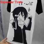 2016 Summer Style Sudadera Anime Tops Tee Casaul Noragami T-shirt Women Japan Cool Clothes Patchwork Female Harajuku Shirt