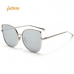 2016 Sunglasses Women Unique Classic Cat Eye Brand Designer Fashion Matal Frame Steam Punk Vintage Sun Glasses occhiali da sole 