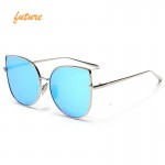 2016 Sunglasses Women Unique Classic Cat Eye Brand Designer Fashion Matal Frame Steam Punk Vintage Sun Glasses occhiali da sole 