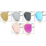 2016 Sunglasses Women Unique Classic Cat Eye Brand Designer Fashion Matal Frame Steam Punk Vintage Sun Glasses occhiali da sole 