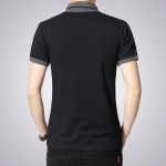 2016 T Shirts Men V Neck T-Shirt Brand Cotton Mens Patchwork tshirt  Size Man Tees Tops Wholesale Free Shipping M40