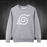 2016 Uzumaki Naruto Cartoon Printed Mens Men Cotton Casual Sweatshirts For men Plus Size Pullover Hoodies Free Shipping