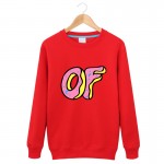 2016 Winter Fashion O Neck Tops OFWGKTA Odd Future PFWGKTA Donuts Paris Long sleeves Leisure Men 