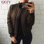 2016 Winter Flight army green bomber jacket women jacket and women's coat clothes bomber ladies