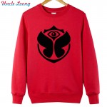 2016 Winter New Hip Hop Fashion O-neck Electronic Music Tomorrowland  Man Classic Leisure Fleece Hoodies Sweatshirt XS-XXL