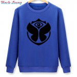 2016 Winter New Hip Hop Fashion O-neck Electronic Music Tomorrowland  Man Classic Leisure Fleece Hoodies Sweatshirt XS-XXL