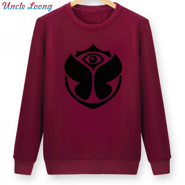 2016 Winter New Hip Hop Fashion O-neck Electronic Music Tomorrowland  Man Classic Leisure Fleece Hoodies Sweatshirt XS-XXL