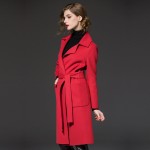 2016 Women's Winter Jackets and Coats Single Button Elegant Warm Women Slim Woolen Coat Thicken Women Coat Jacket high quality