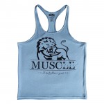 2016 Workout Men Bodybuilding Muscle Shirts Gyms Tank Top  Cotton Fitness Stringer Sleeveless Undershirt Print shirts O-neck