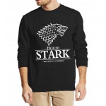 2016 autumn winter style man hoodies Game of Thrones Mens Sweatshirts Winter Is Coming printed fleece hooded hip hop streetwear