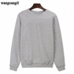 2016 fashion design Cotton Black/Gray Mens Long Sleeve Hoodies Mens Hip Hop Hoodies to Street Wear Style Sweatshirt Black