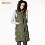 2016 free shipping winter vest women Quilting plus size Spliced PU down cotton hooded vintage waistcoat female outwear 3XL