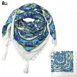 2016 hot sale new fashion woman Scarf square scarves tassel Printed Women Brand Wraps Winter autumn ladies shawls free shipping2