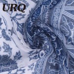 2016 large Soft Viscose Scarf with Tassels Floral Print for Women Bohemian Style Summer bufandas cachecol V9A18544