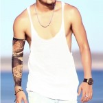 2016 new Bodybuilding Tank Top men Stringer Singlet Fitness Vest Cotton Undershirt man solid Sleeveless Shirt