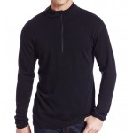 2016 new Brand 100% Pure Fine Merino Wool Men Mid weight 1/4 Zip Out door Base Layer Warm Thermal Long Sleeve Clothes Shirt Tops